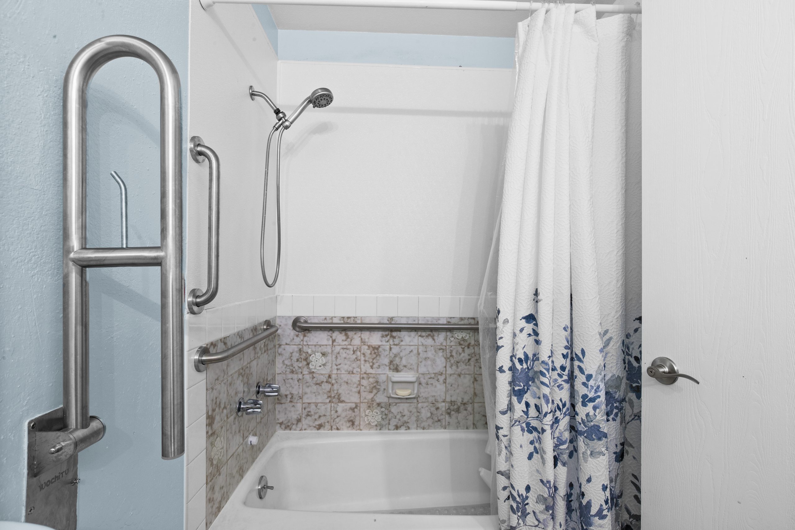 Shower area at Clarkston Care Home