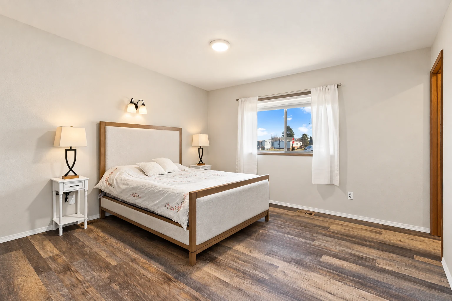 A peaceful bedroom at Clarkston Care Home